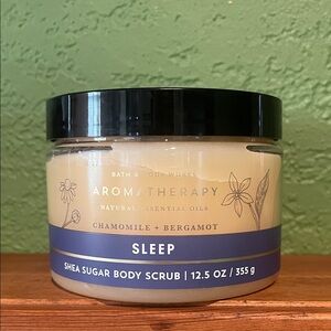 Therapy Sleep Shea Sugar Body Scrub - Cream and Black
